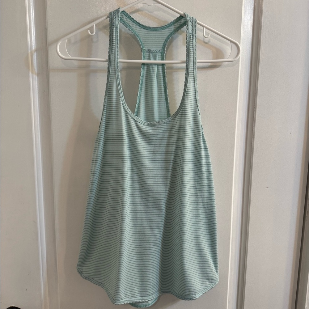 Lululemon 105 F Singlet *Silver Heathered Fresh Teal